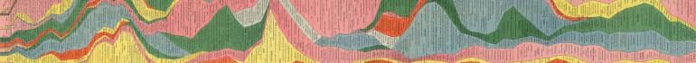 Long narrow stripe with wildly varying stacked graph areas (from the Histomap).